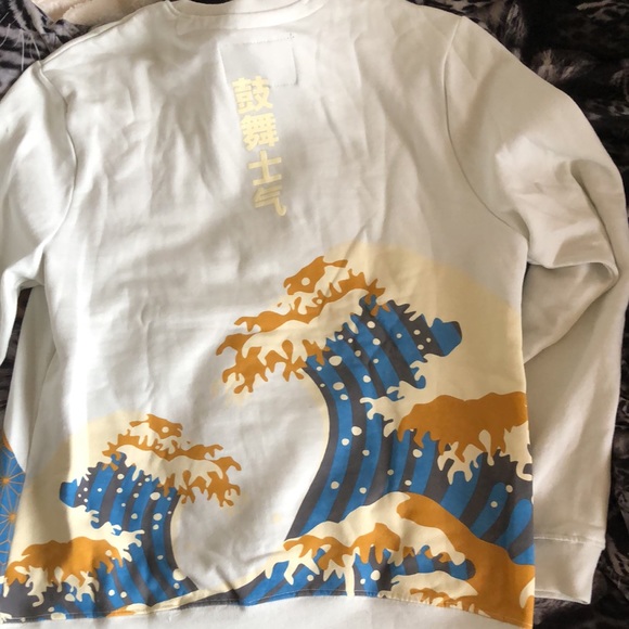 Blind rooster “the great wave” sweatshirt - Picture 4 of 4